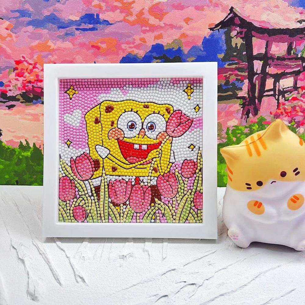 Children'S Diamond Painting Handmade Diy Masonry Painting Cartoon Diamond Sticker Bedroom Living Room Decorative Painting Photo Frame