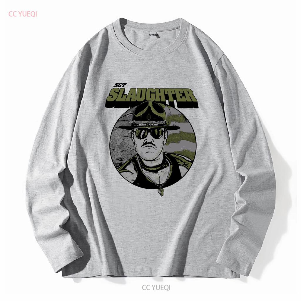 Sgt Slaughter Declare T Shirt S 5XL Vintage Washed Breathable Comfortable Versatile Soft Fashion Slightly Graphic Casual