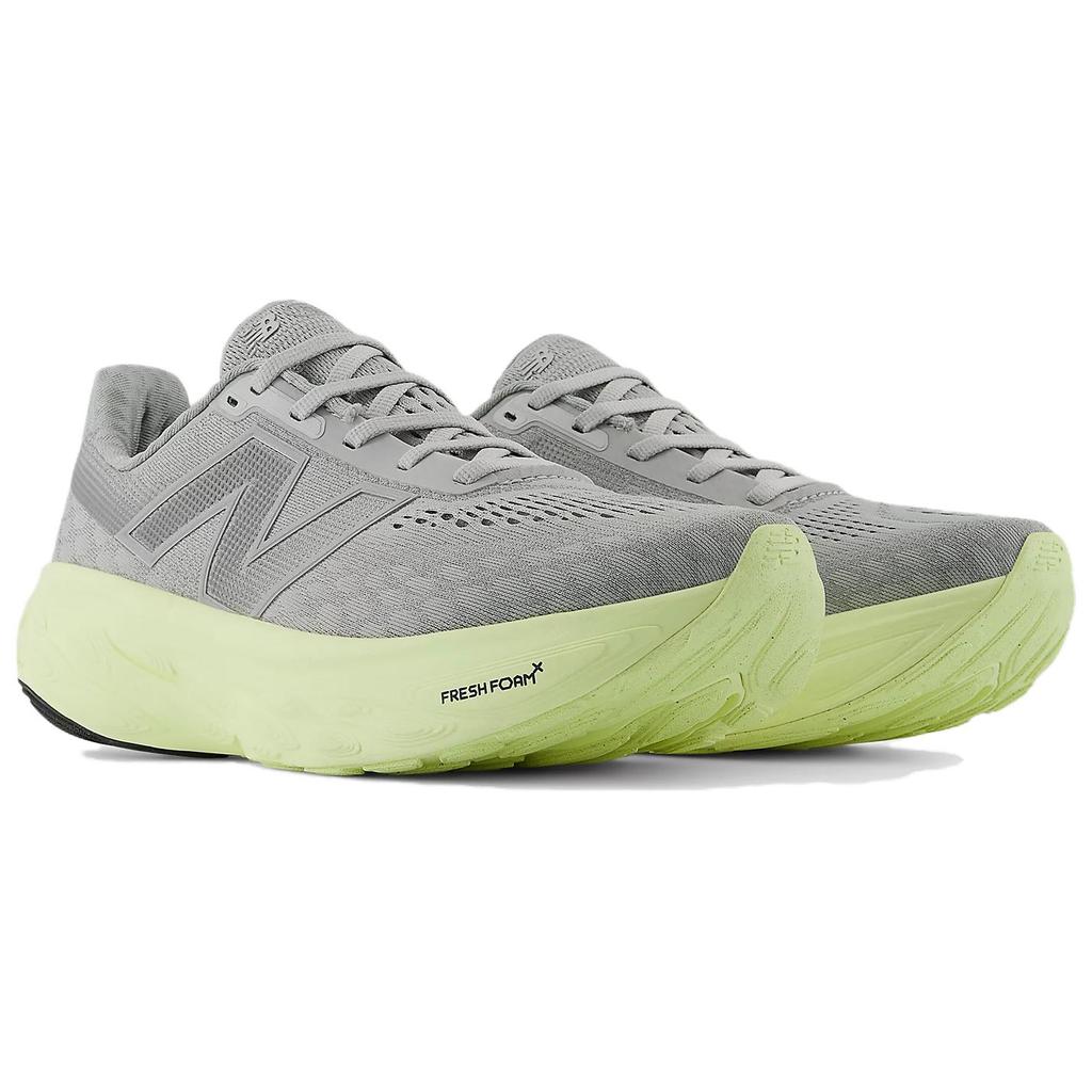 New Balance Fresh Foam X 1080v14 Raincloud Limelight Women Sneakers Grey Silver-Metallic W1080R14