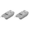 Pit Road 1/144 SGK Series German Army Panther Tank D/A Type 3-Pack Plastic Model SGK10 Molded Color 6cm X 2cm X 1cm (1/144 Scale)