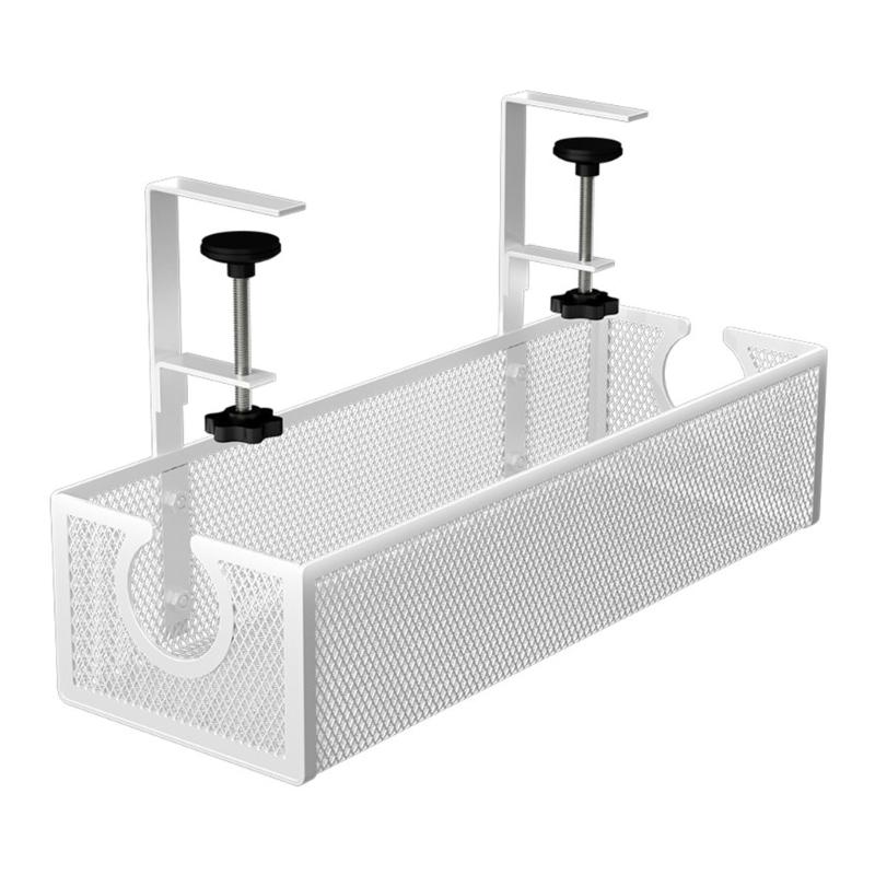 Hanging Wire Basket Under Shelf Organizer Desk Storage Solution For Kitchen Office Pantries Bathroom And Closet