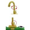 Bath Sink for Bird Kids Kitchen Sink Toy Pretend Play Water Toy for Boys Girls