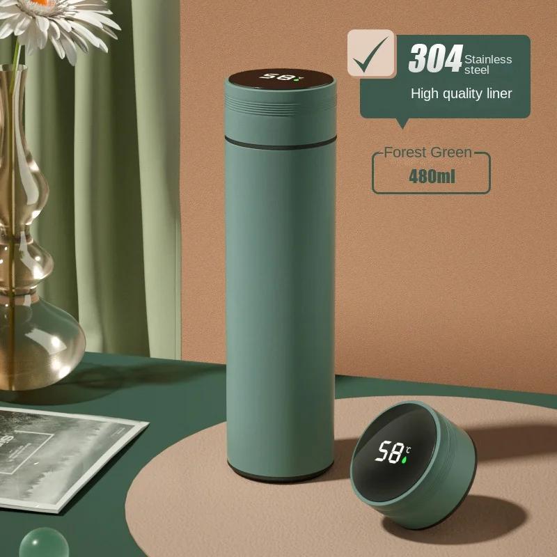 500ML Stainless Steel Thermos Cup with Separator 316 Smart Cup High Value Gift Cup Coffee Cup Father's Gift Cold Cup To Business