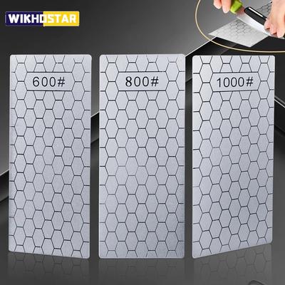 Piatră de ascuțit cuțite diamantate 600# 1000# 800# Ascuțitor de cuțite din piatră de șlefuit Piatră de ascuțit cu suprafață de fagure ultra-subțire