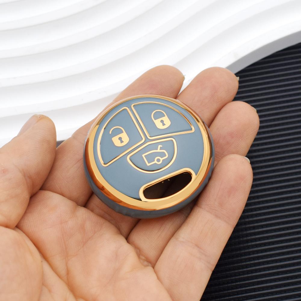 TPU Auto Shell Fob Holder for Toyota Vios Hilux Innova Altis Soft Car Key Case Cover Protector Accessories