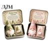 Cute Dwarf Ornament 2 Pcs Pocket Hug Gnome Comfort Gift Tin Box, Mini Plush Doll Emotional Support Birthday Presents for Her Keepsake, Handmade