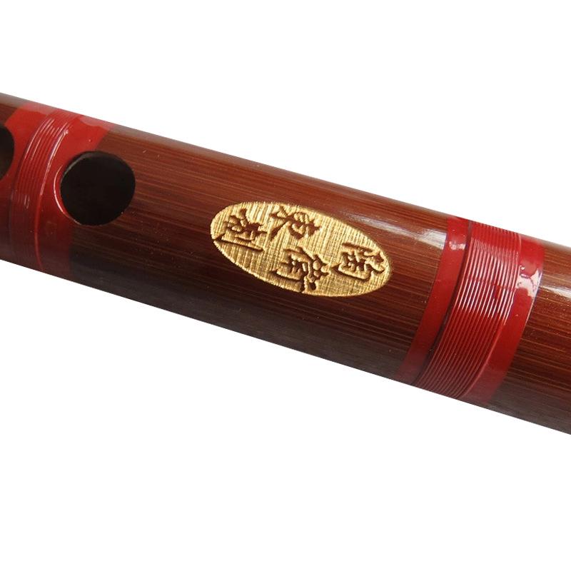 Sudong 7805 Purple Bamboo Flute, Two-Section Copper Insert, for Adults and Students