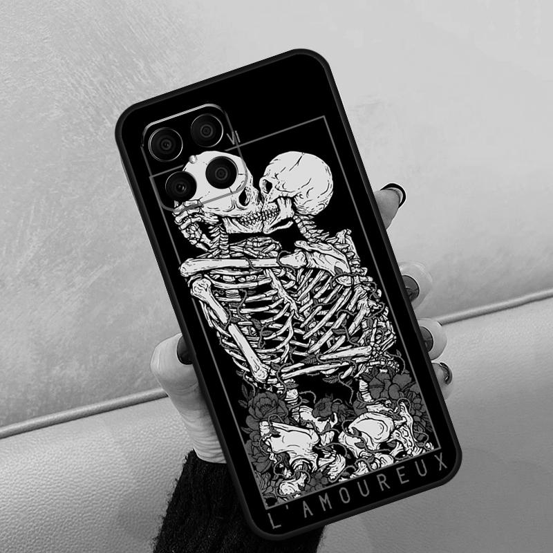 Horror Skull Gothic For Honor Magic 8 6 7 Pro Case For Honor 400 Lite 200 50 70 90 X8c X8b X9a X9b X9c X9d Win RT