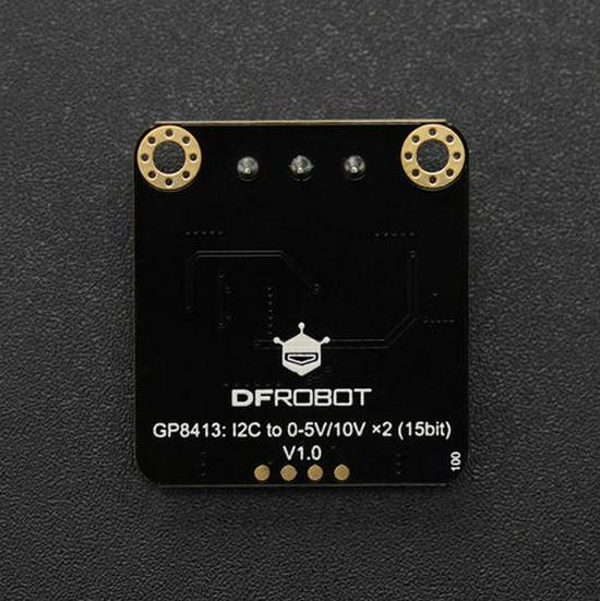 GP8413: 15-bit 2-Channel I2C to 0-5V/10V Analog Voltage Module