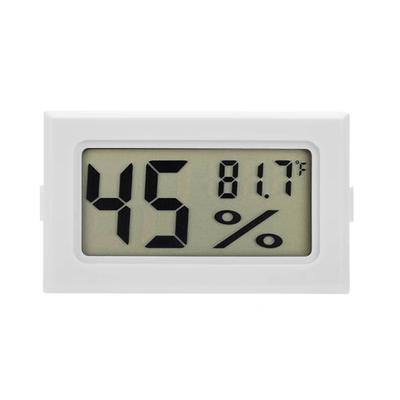 Mini Termohigrómetro Electrónico Pantalla LCD Alta Precisión Termohigrómetro Interior Coche Interior Medidor Digital de Humedad Temperatura