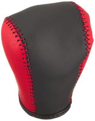 Rim Shift Knob Leather On Both Sides X Black Leather On Top X Red [Exchange Kit] [Red Stitching] [NV350 Caravan] P22-354