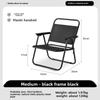 Aluminum & Carbon Steel Folding Camping Chair Portable Chair & Egg Roll Table Set for Fishing Beach Picnic Stall Outdoor Use