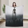 Siren Head Forest Blanket Flannel Summer Air Conditioning Multifunction Ultra-Soft Throw Blankets for Home Travel Rug Piece