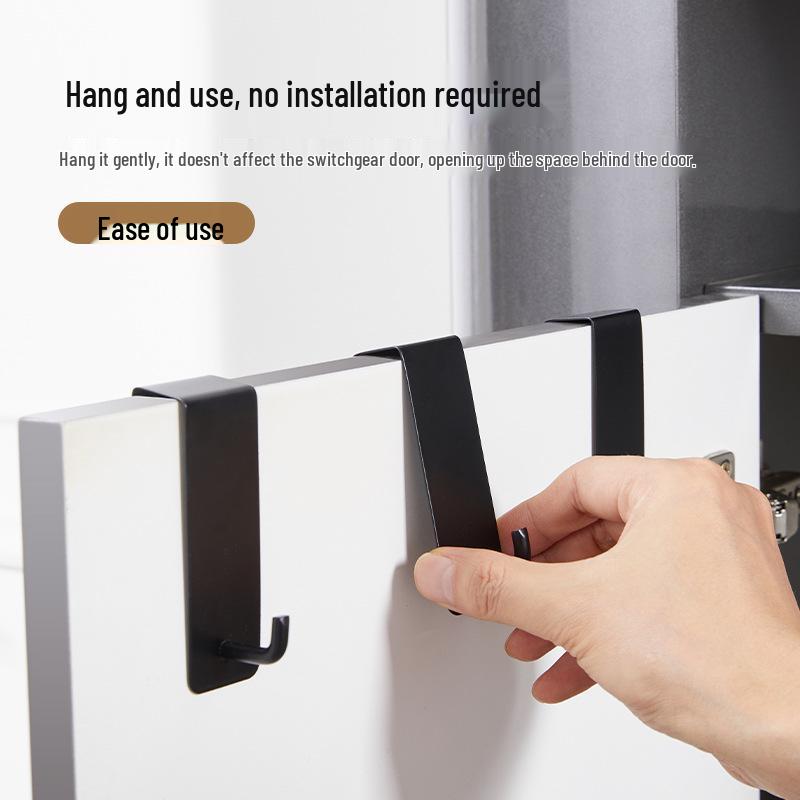 

Over-Door No-Punch Clothes Hook for Bedroom, Wardrobe, Office, or Dorm