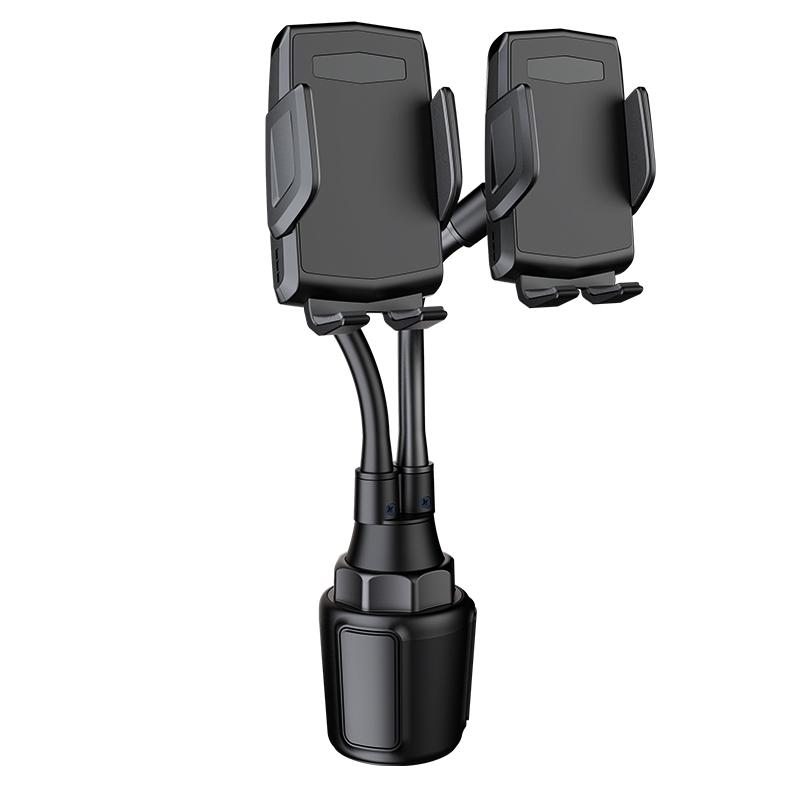 

Dual Head Flexible Rod Car Cup Holder Phone Mount Stand Adjustable Bracket