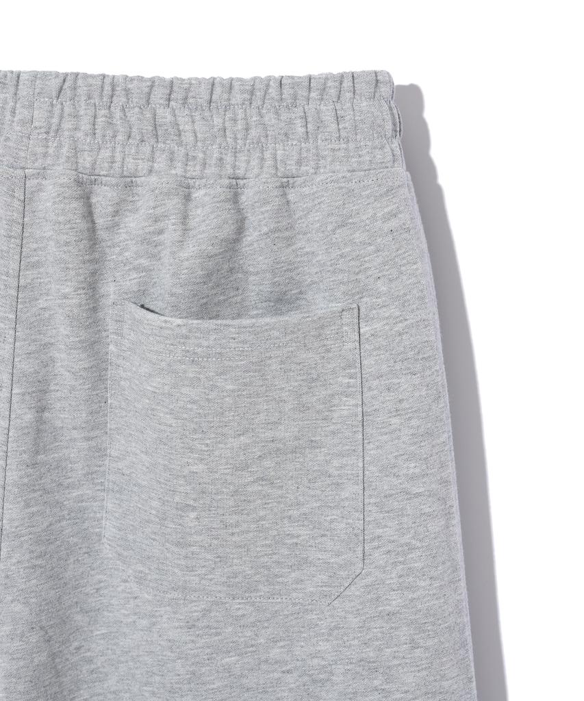 Eonoideu Balloon Single-Pleat Wide Sweatpants Lq6Pu186_Melange Grey