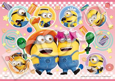 Epoch Jigsaw Puzzle Minions Sweets Party X with and Score Ticket 108-Piece (18.2 25.7 Cm) 02-223 Glue, Spatula,