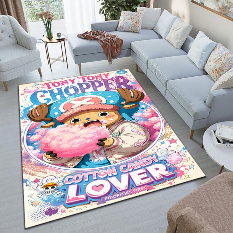 Starring the Japanese cartoon ONE PIECE Monkey D. Luffy carpet is suitable for living room and bedroom doormats office balcony decorative carpet V21