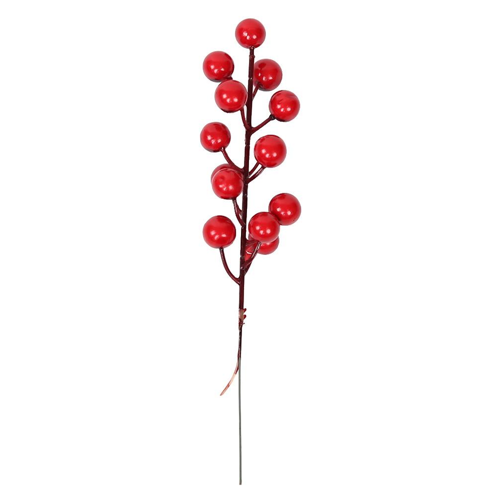 Christmas Simulation Berry 14 Berries Artificial Flower Fruit Cherry Plants Home Christmas Party Decoration DIY Gift