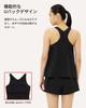 Speedo Airpa II Fitness Size for and Fitness Women's Swimsuit, Black, M, Pool, Gym,
