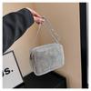 2024 Spring New Fashion Silver Street Trendy Shoulder Bag Pu Material