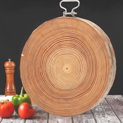 Solid Wood Round Chopping Board