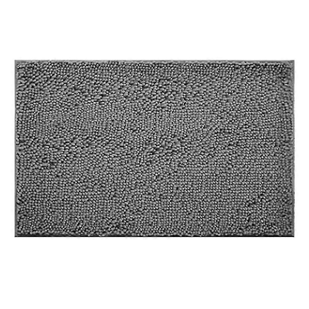 Chenille Extra Soft Fluffy Bathroom Rug Mat Absorbent Non Slip Plush Rugs Bathtubs Showers & Under
