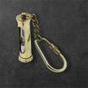 Personalised Sand Timer Keyring: Brass Hourglass Keychain