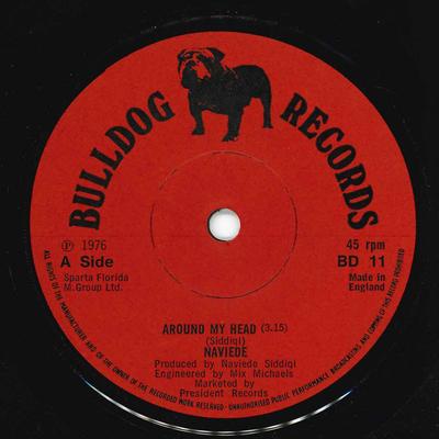 7inch Record NAVIEDE - Around My Head BD11 Bulldog Records 1976 UK Pop Used