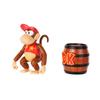 Sanei Boeki Super Mario Figure Collection Plus Diddy Kong with DK Barrel FCP-010