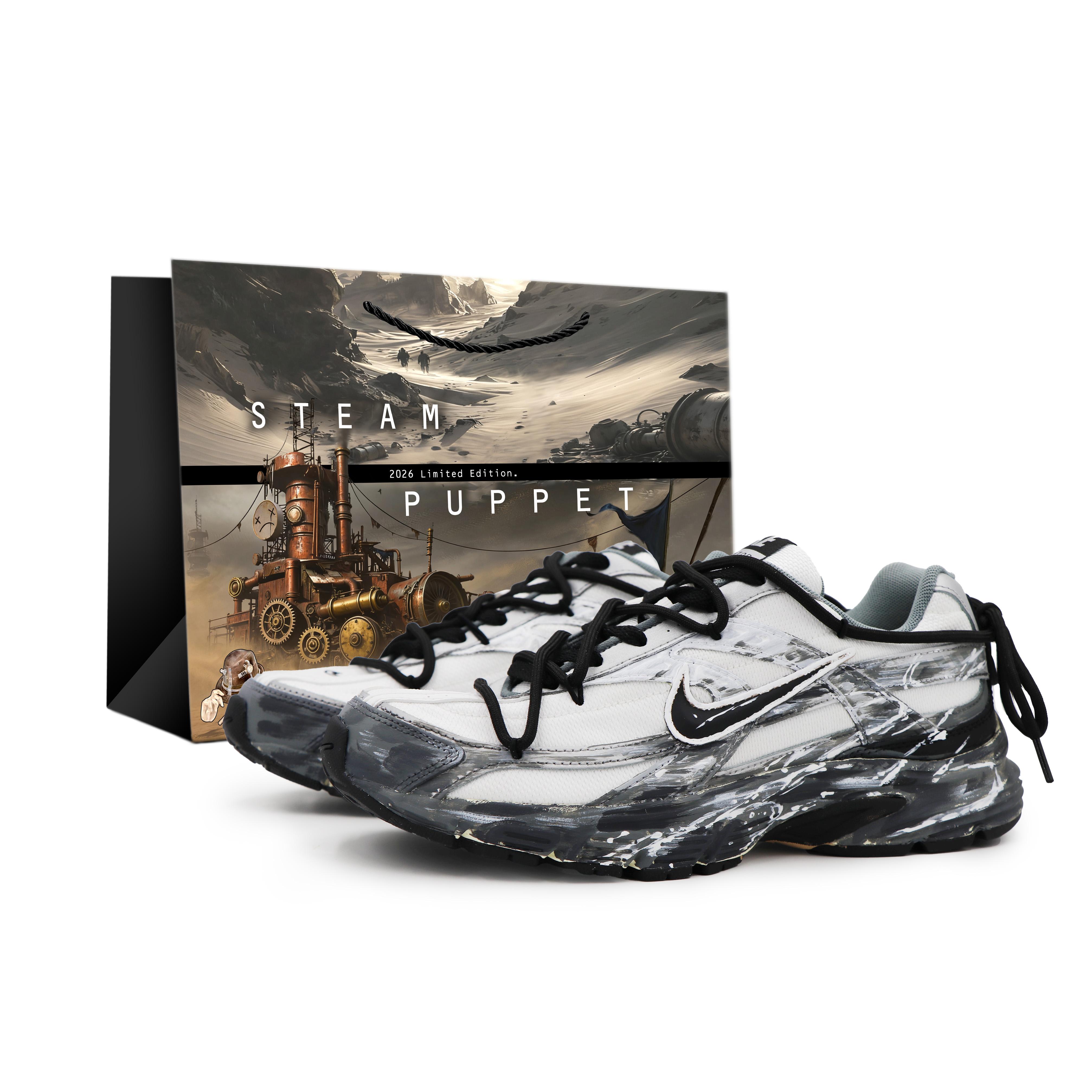 Nike Initiator Low top Running Shoes Men s Gray White Black IO7609-101(Team413-) 41