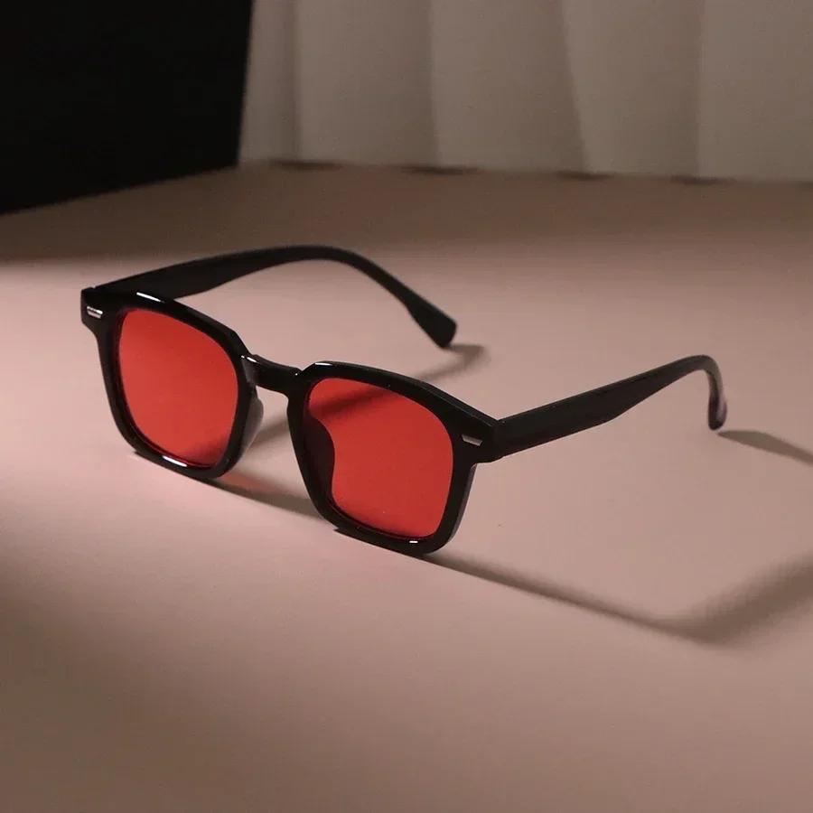 Classic Square Sunglasses Women Men Minimalist Fashion Female Male Retro Casual