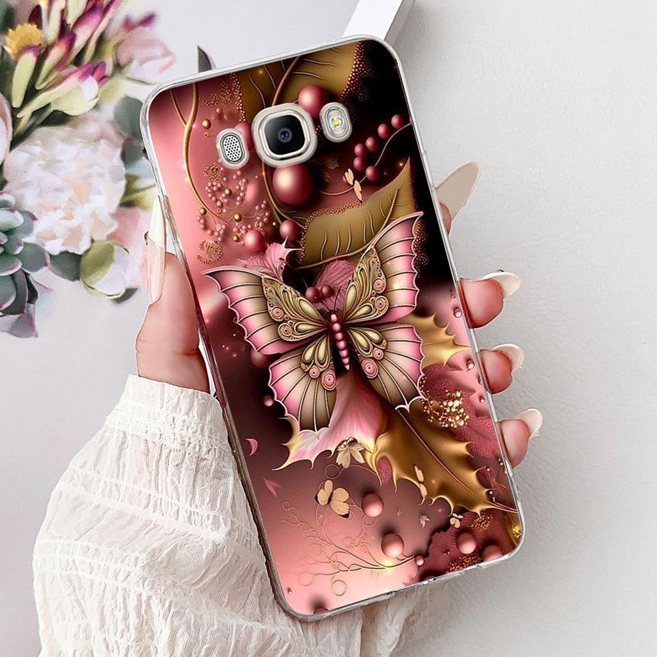 For Samsung Galaxy J5 2016 Case SM-J510F New Luxury Painted Cover Soft Silicone Phone Case For Samsung J3 J5 J7 2016 Fundas Capa