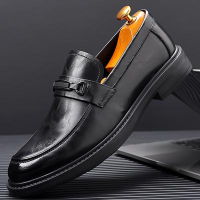 Moda Marca de Luxo Sapatos Masculinos Novos Slip On Negócios Mocassins de Couro Italiano Sapatos Formais Masculinos Sola Grossa Sapatos Casuais de Condução Mocassim