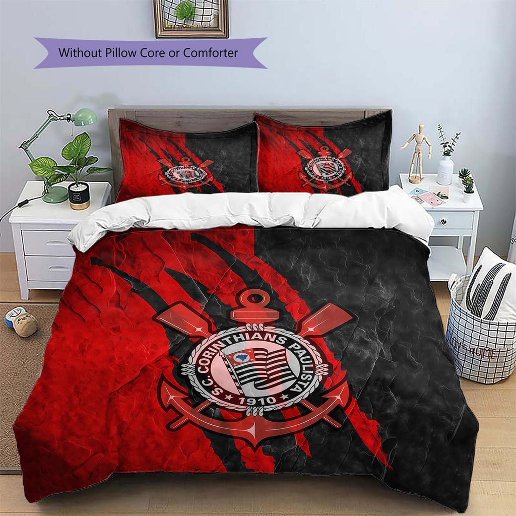 Corinthians3 Pattern Bedding Quilt Set  Home Decoration  Gift (1 * duvet cover + 2 * pillowcase  without core)
