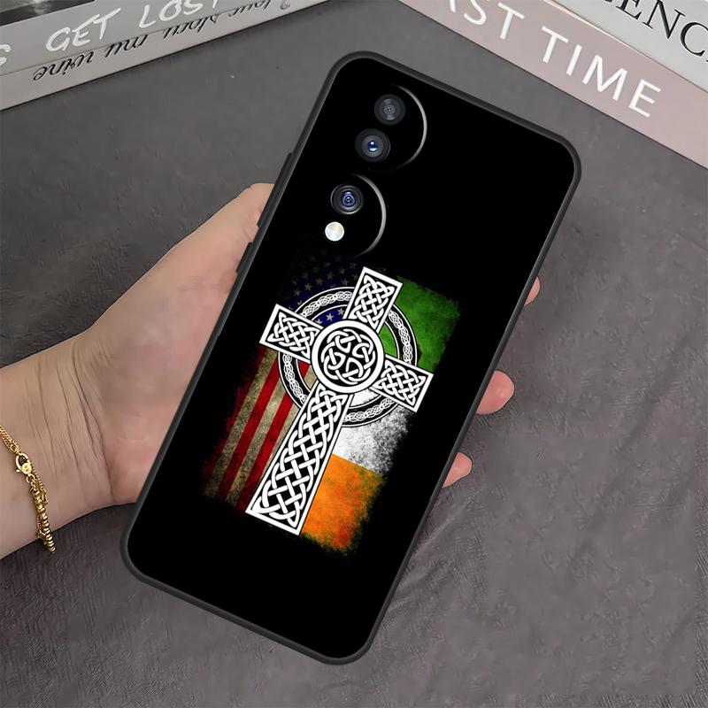 

Celtic Knot Cross Case For Honor X8a X9a X6a X7a X7 X8 X9 X9b X8b Honor 10 50 70 90 Lite Magic 5 6 Pro Cover Honor 8X