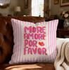 2D Flat 1Pc Valentine'S Day Pillowcases Romantic Striped Throw Pillow Covers Peach Beige Cozy Decorative Pillowcases