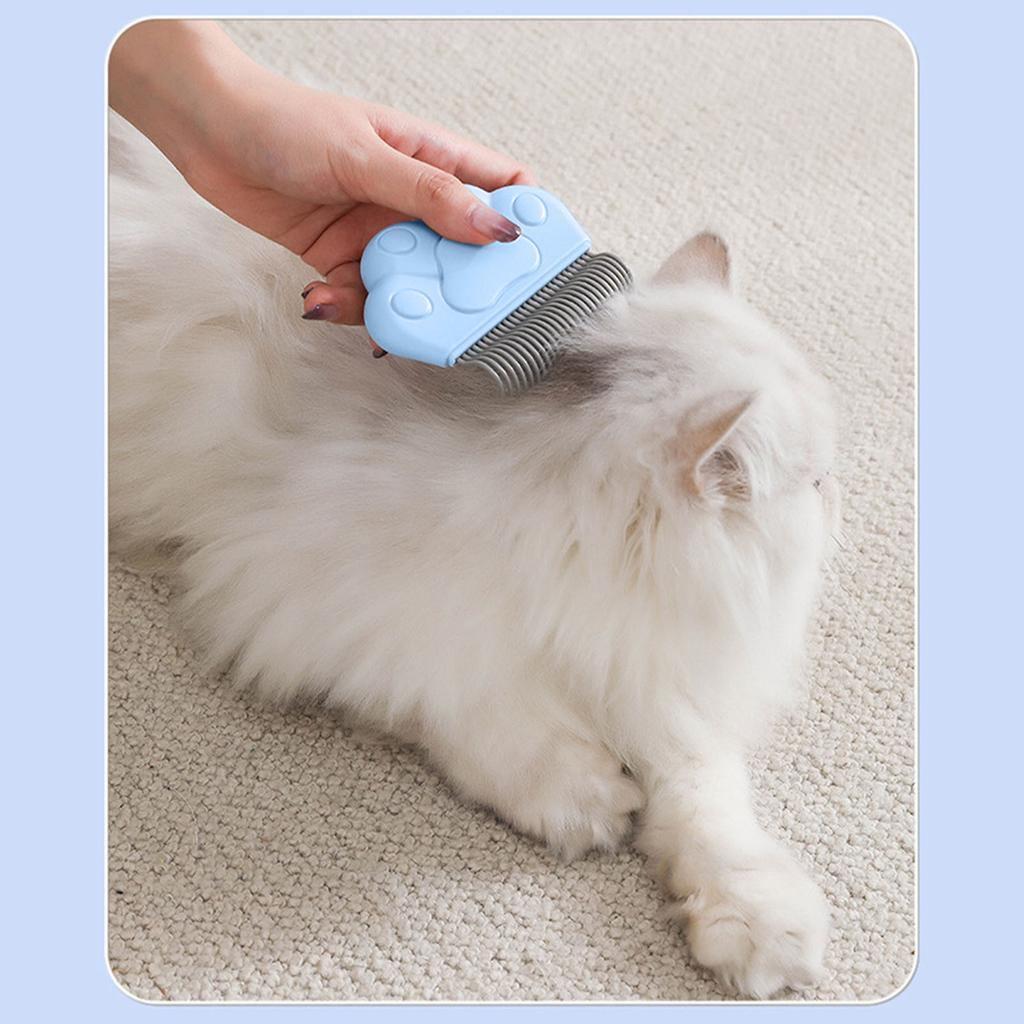 Pet Hair Comb Multipurpose Detangling Remove Knots Cat Massaging Shell Comb for Dogs Cats Long Hair