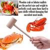 19 Pcs Seafood Tools Set, Crab Crackers And Tools Set, Include 4 Crab Crackers, 4 Shellfish/Seafood Forks, 4 Plastic Lobster Shellers, 4 Lobster Crab