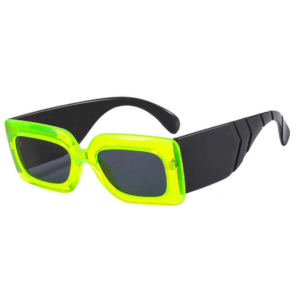 New Small Frame Square Sunglasses Women's Decorative Snake Skin Personality Sun Glasses Classic Men's Vintage Eyewear UV400