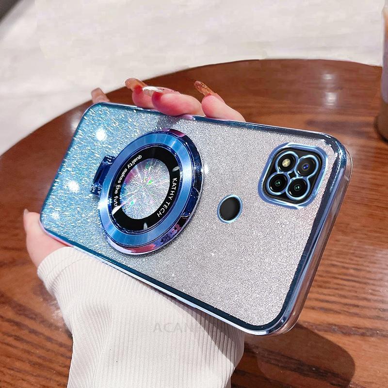 

Redmi9c Блестящий держатель силикона чехол для Xiaomi Redmi 9c 9 9a 10 10a 10c 12 12c 13 13c 14c A1 A2 A3 подставка чехол Redmi10a Redmi 9C