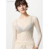 Uniqlo HeaTTech Cashmere Blend PoinTed T shirT