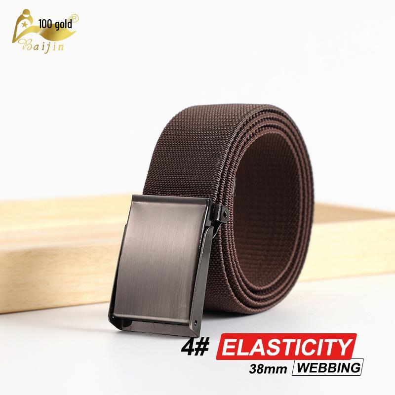 High Elasticity Knit Canvas Belt with Elastic Waistband - Fashionable and Comfortable