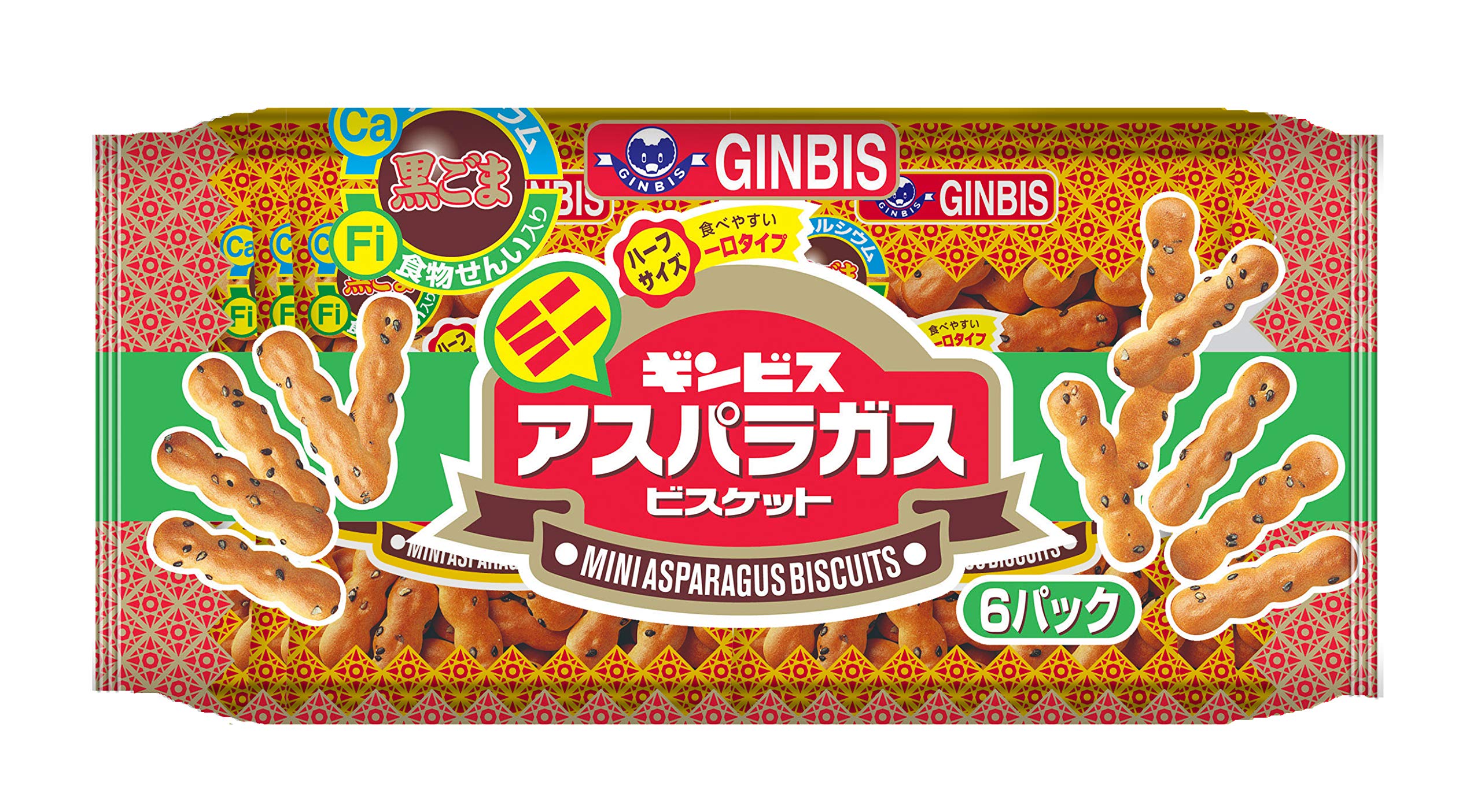 

Мини-спаржа Ginbis 6P 162 г x 6 x 12 шт. (27г пакеты)