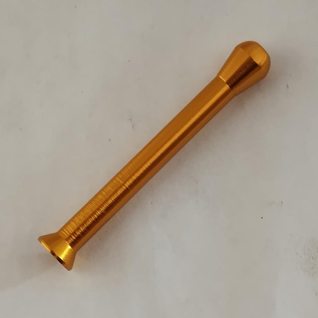 Metal High Quality Portable Snuff tube Fashionable trend Snuff pipe 64mm Aluminum Alloy Mini Straw Cool Gadget for Men Gift