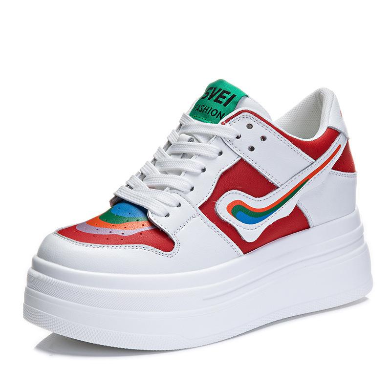 Daddy shoes ins trendy new spring shoes thick-soled inner height-increasing sneakers small man 34