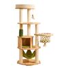 Cmisstree Multi-level Solid Wood Cat Tree & Condo