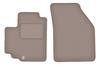 Beige Front Floor Mats For: Nissan Pixo Hatchback (2008-2013)