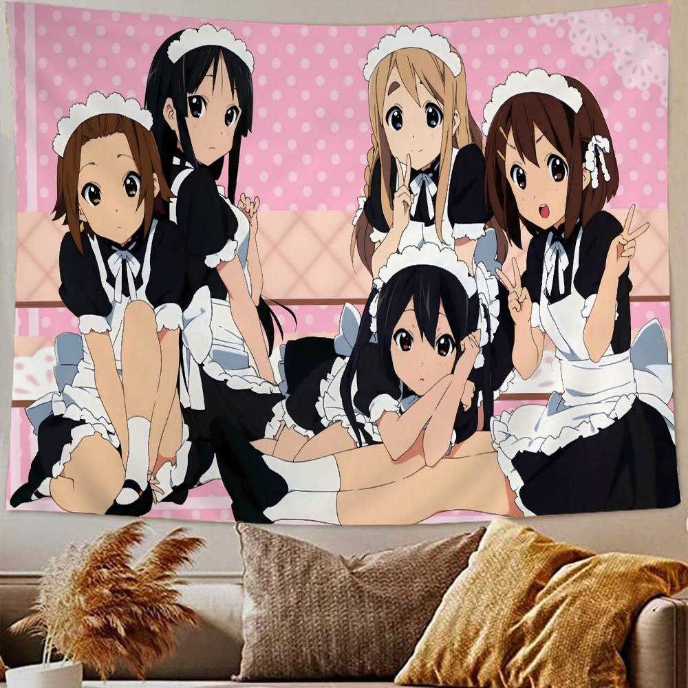 KOn Maidské Kostýmy Anime Barevné Nástěnné Tapiserie Bohemické Nástěnné Tapiserie Mandala Nástěnné Plachty