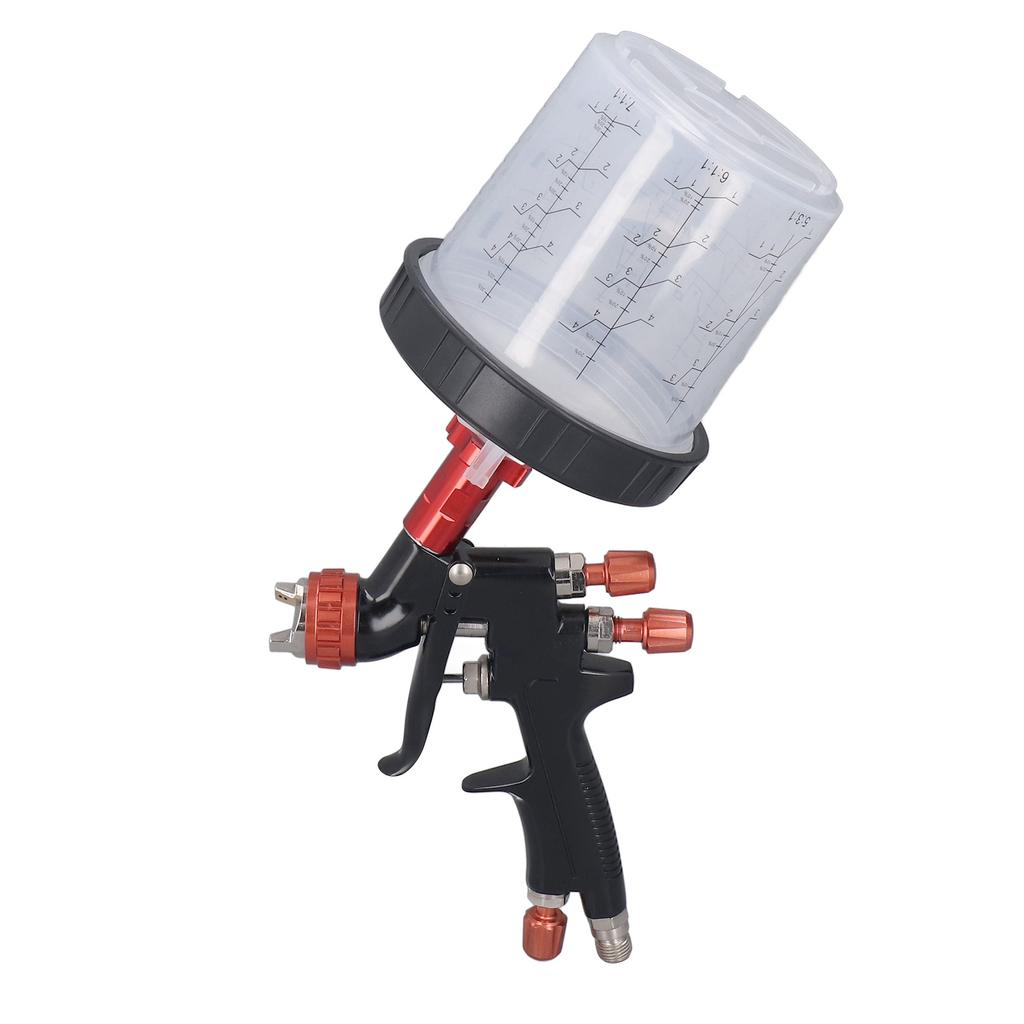 Spray Gun Aluminum Alloy Body Stainless Steel Head Amplitude Adjustable Professional Car Air Spray